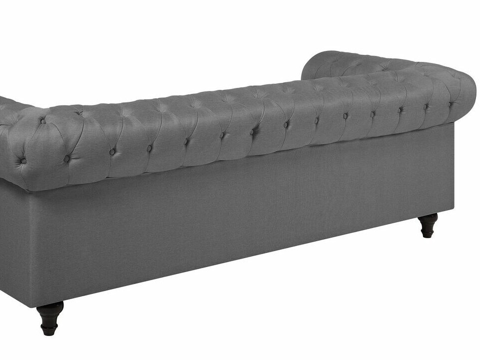 Chesterfield dīvāns Cirdoro 104 (Pelēks)