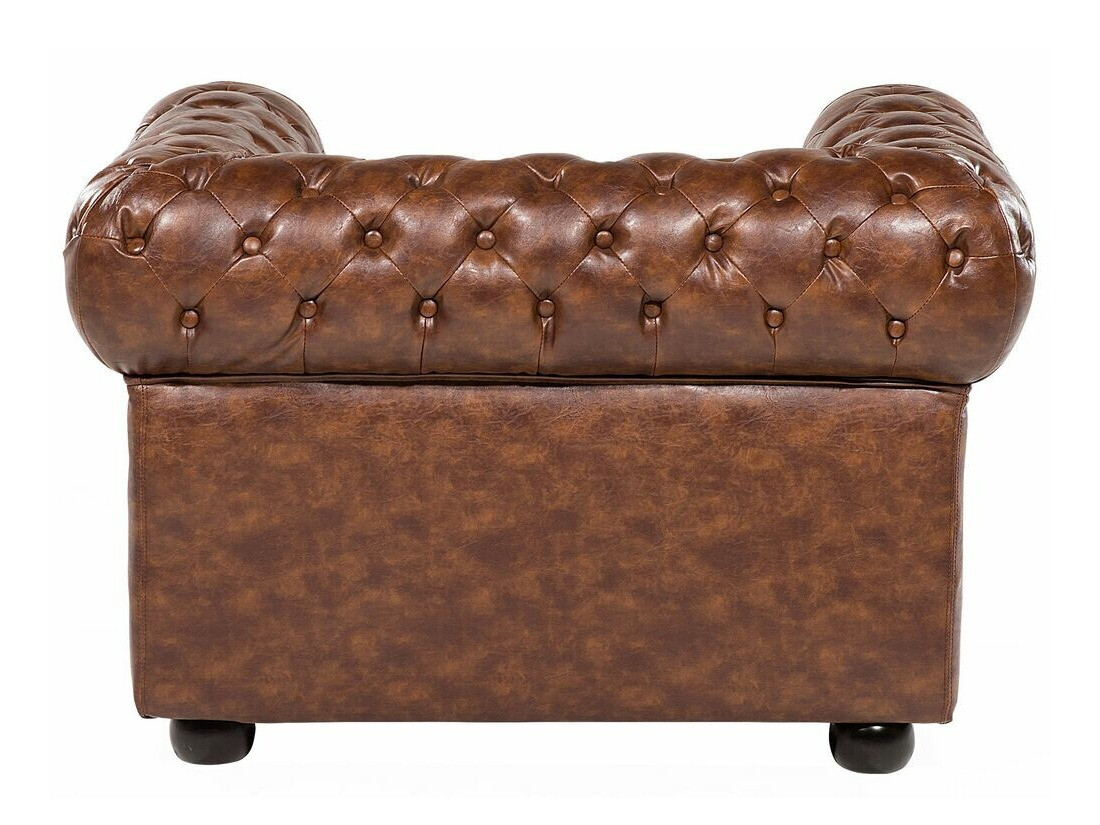 Chesterfield atpūtas krēsls Cirdoro 105 (Brūns)