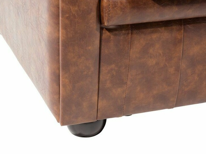 Chesterfield atpūtas krēsls Cirdoro 105 (Brūns)