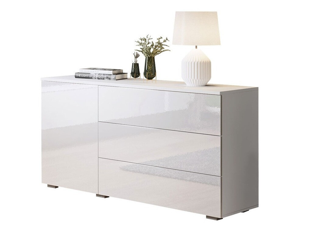Kumode Sarasota 128 (Balts + Glancēts balts)