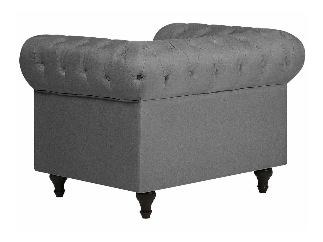 Chesterfield atpūtas krēsls Cirdoro 107 (Pelēks)