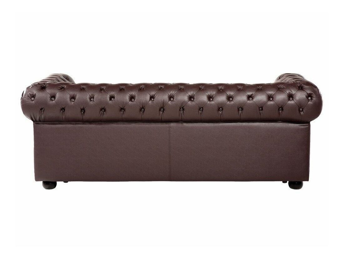 Chesterfield mīksto mēbeļu komplekts Cirdoro 112 (Tumši brūns)