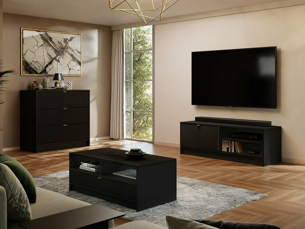 Kumode Comfivo Papilio I (Melns)
