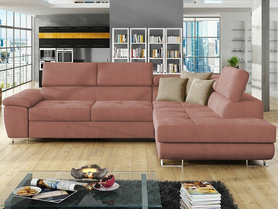 Stūra dīvāns Comfivo Ruta II (Uttario Velvet 2955 + Uttario Velvet 2979)