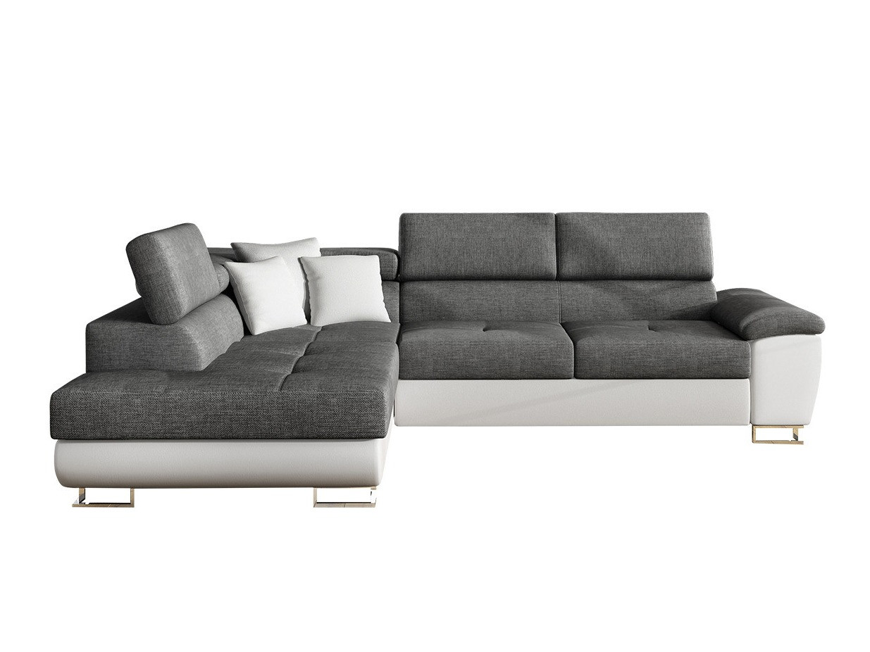 Stūra dīvāns Comfivo Ruta II (Soft 017 + Lux 06 + Soft 017)