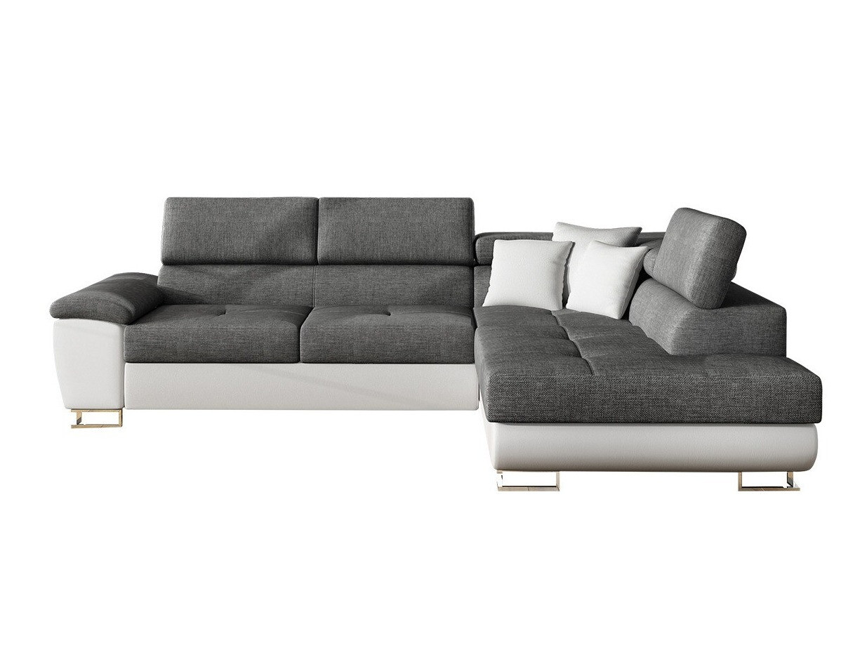 Stūra dīvāns Comfivo Ruta II (Soft 017 + Lux 06 + Soft 017)