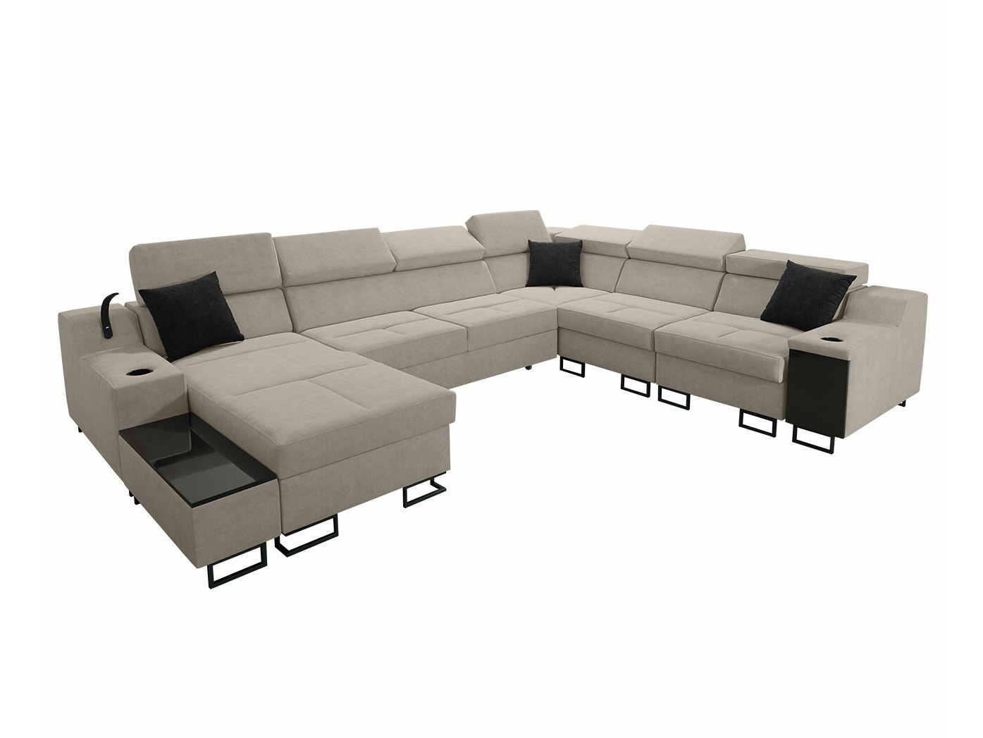 Stūra dīvāns Sarasota 160 (Uttario Velvet 2979 + Uttario Velvet 2980)