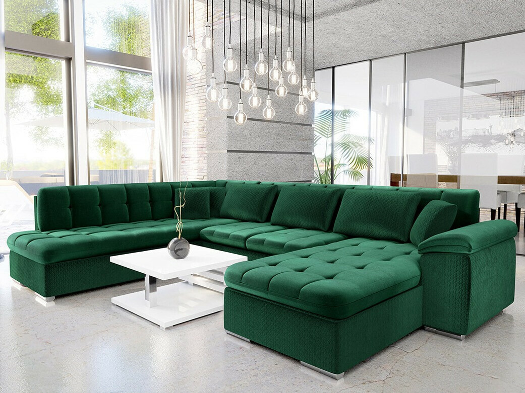 Stūra dīvāns Comfivo Gemma VI (Magic Velvet 2225-151 + Venus Velvet 2941)
