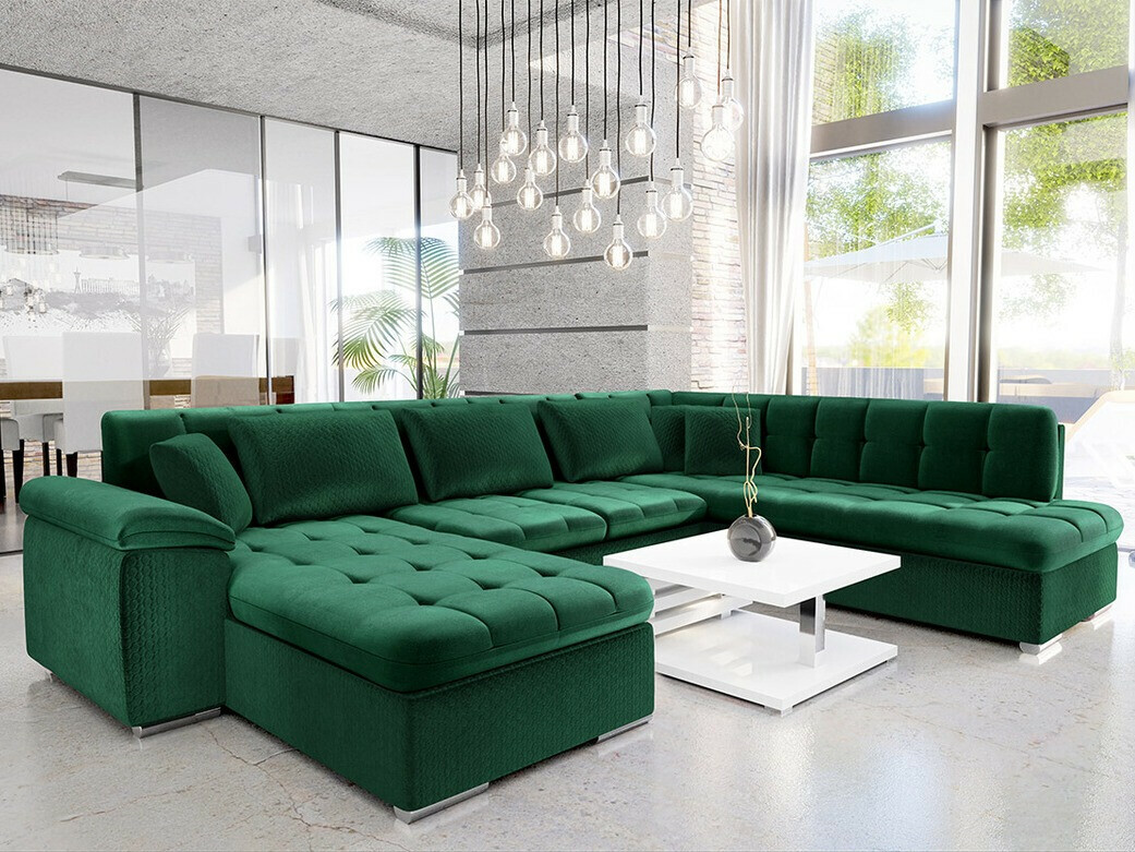 Stūra dīvāns Comfivo Gemma VI (Magic Velvet 2225-151 + Venus Velvet 2941)