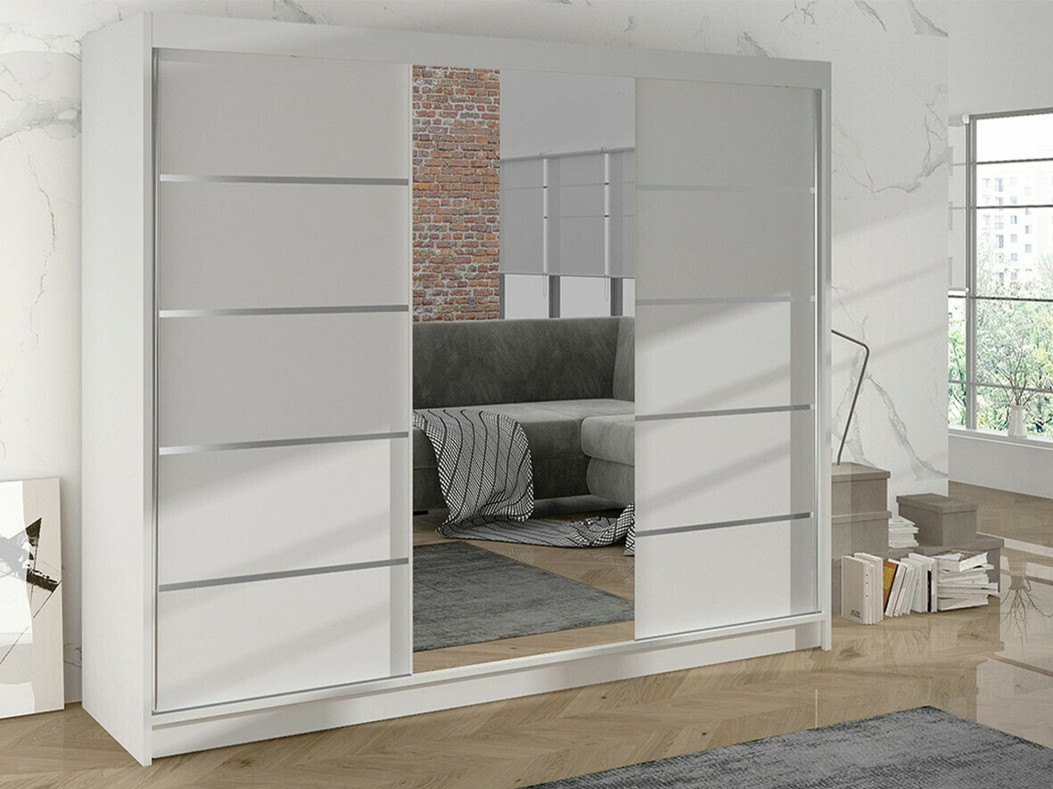 Skapis Closico Durion IV (Balts)