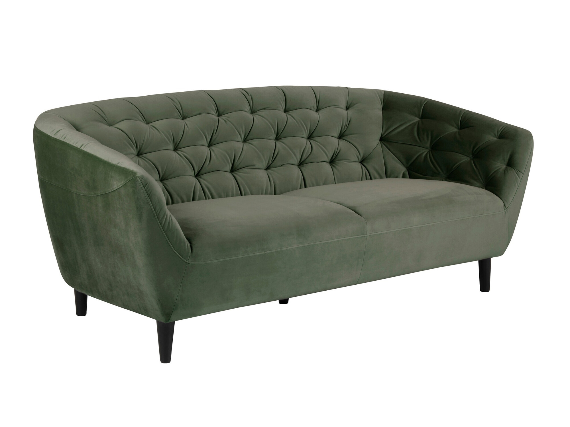 Chesterfield dīvāns Norsica 232 (Tumši zaļš)