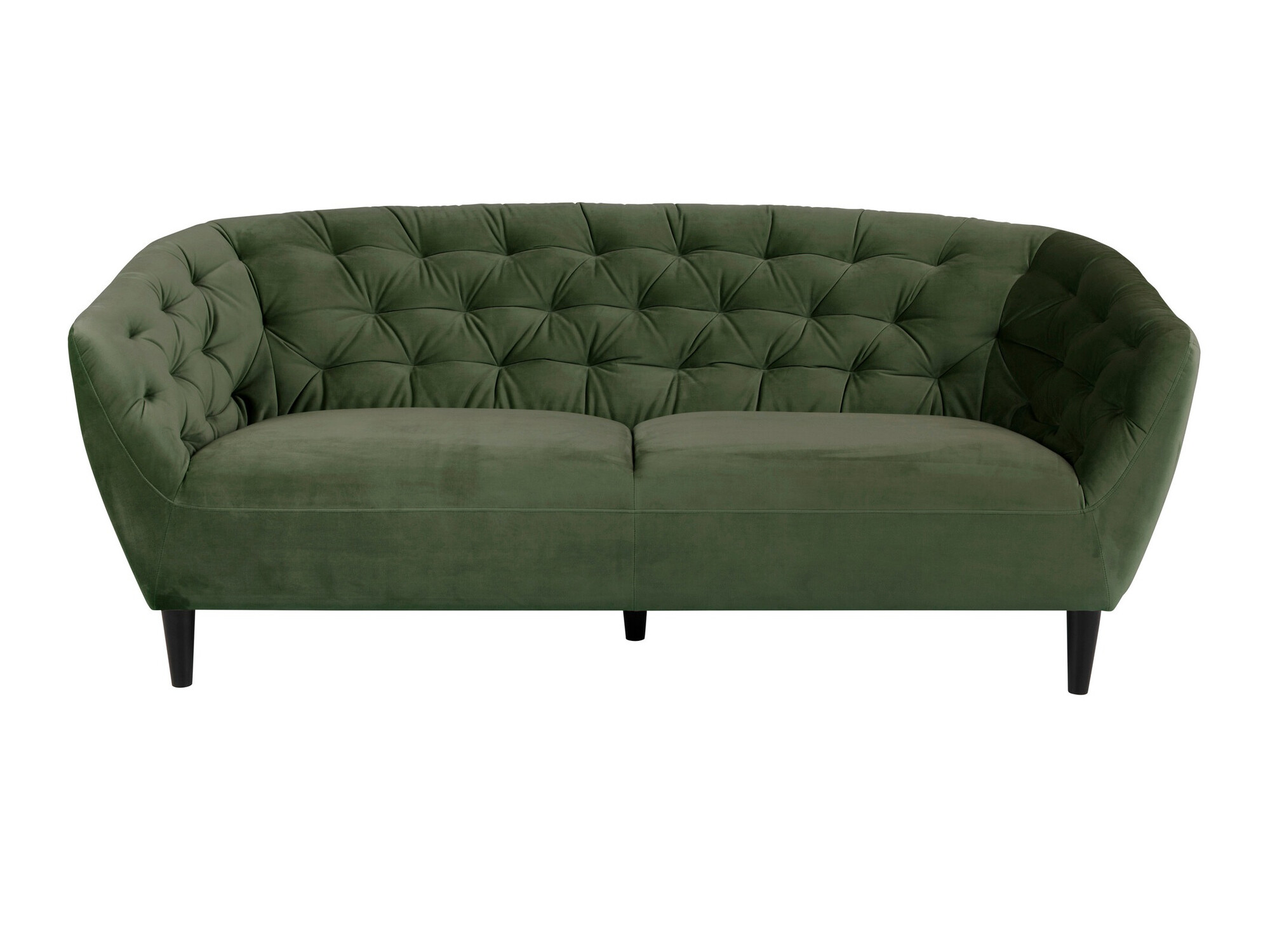 Chesterfield dīvāns Norsica 232 (Tumši zaļš)