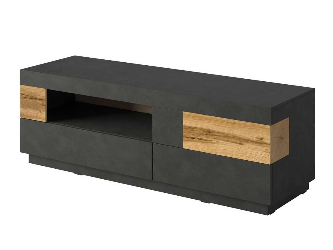 TV galds Livlore 103 (Matera pelēks + Votan ozols)