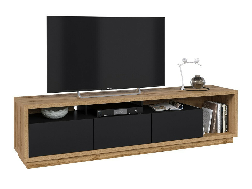 TV galds Austin 357 (Votan ozols + Matēts melns)