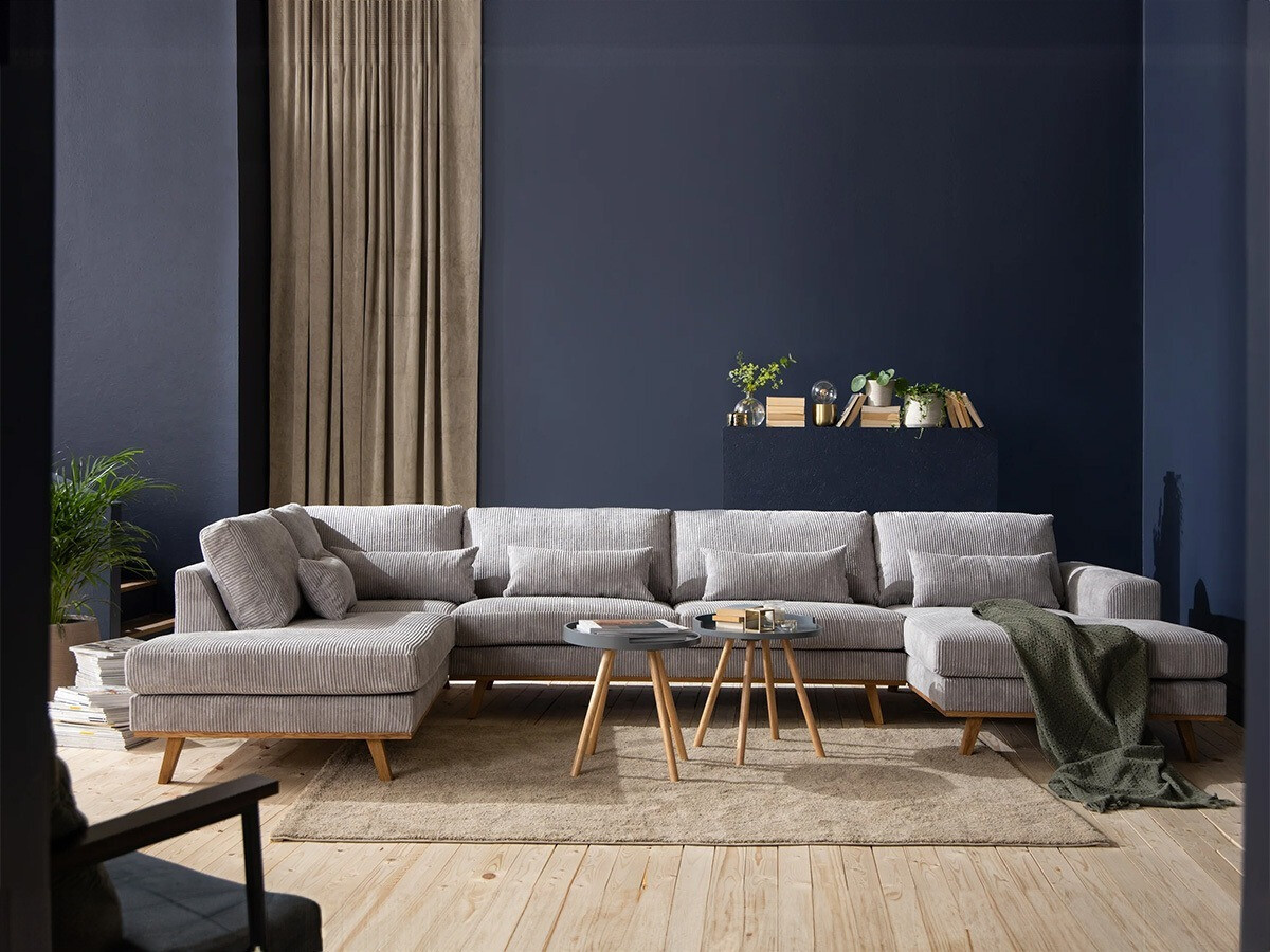 Stūra dīvāns Floromo 101 (Lincoln 86)