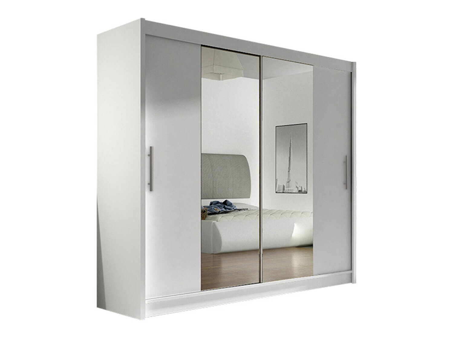 Skapis Closico Pallor II (Balts)