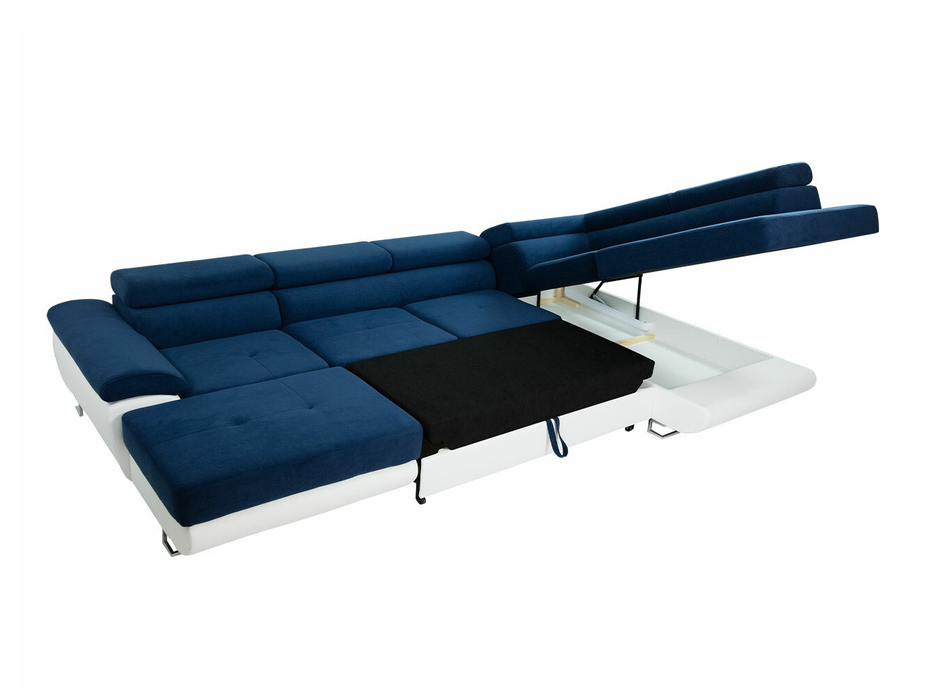 Stūra dīvāns Comfivo Ruta IV (Soft 017 + Lux 06 + Soft 017)