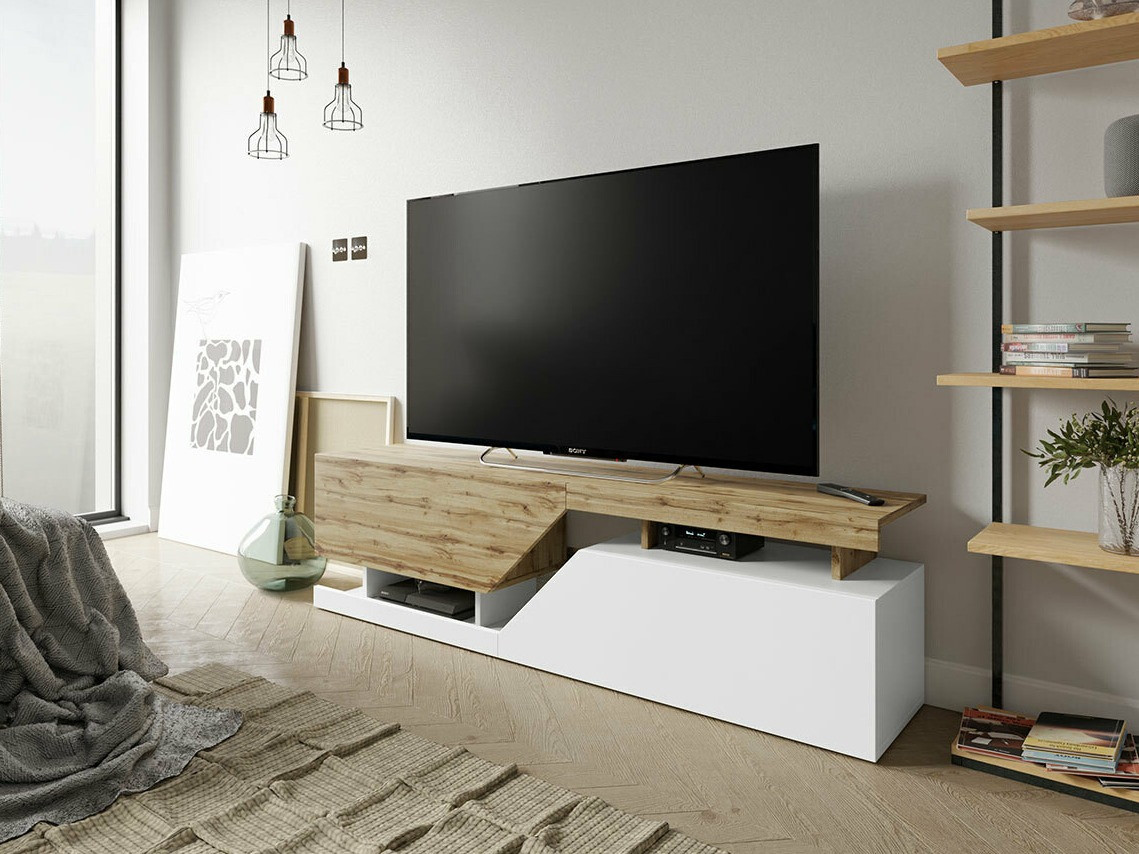 TV galds Comfivo Daldune (Balts + Votan ozols)