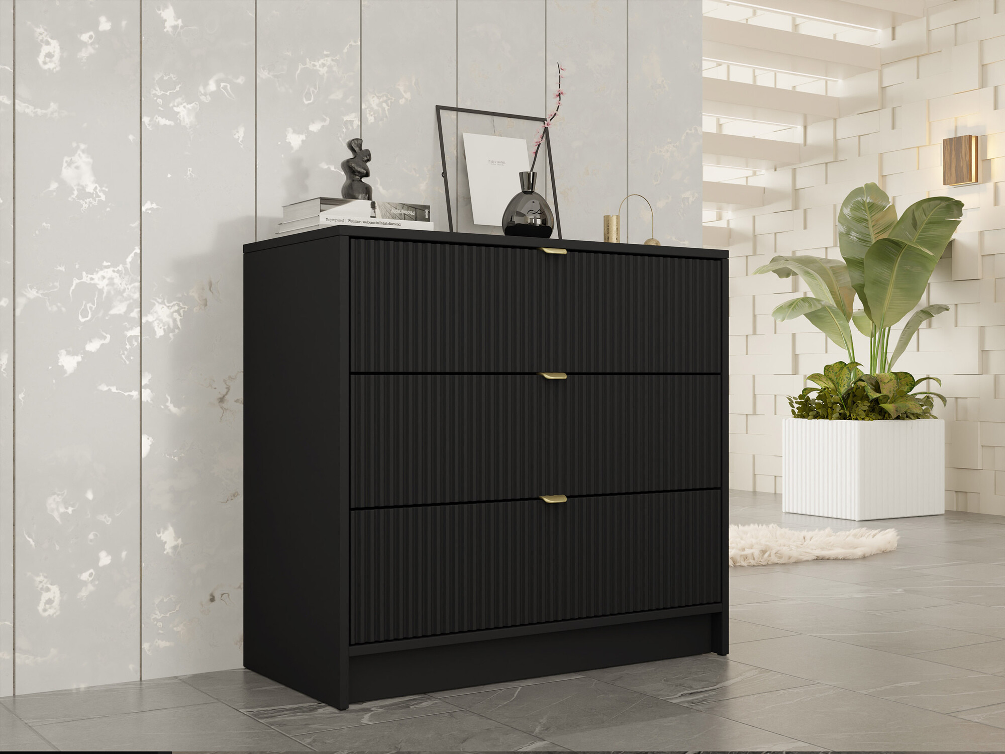Kumode Comfivo Papilio I (Melns)