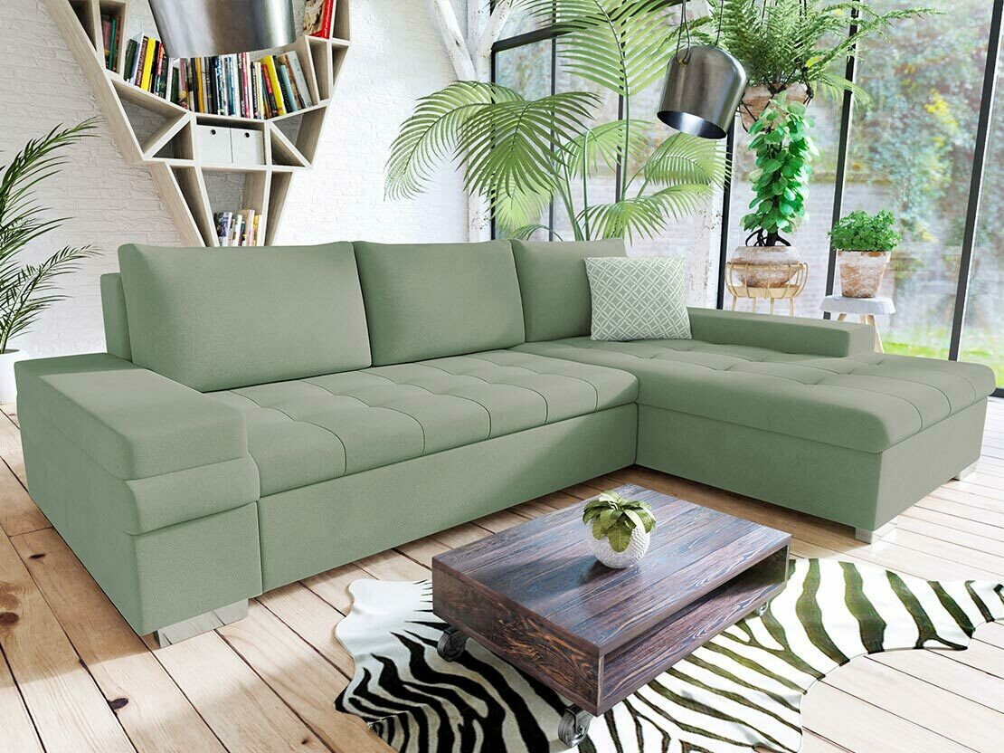 Stūra dīvāns Comfivo Olivetum I (Uttario Velvet 2954 + Evo 29)