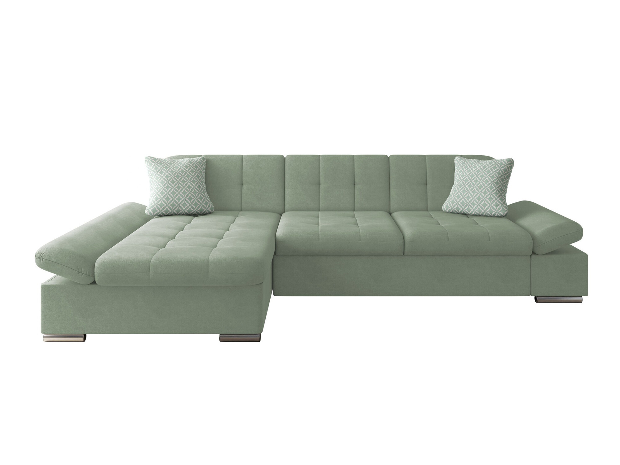 Stūra dīvāns Comfivo Sanitas I (Uttario Velvet 2954 + Evo 29)