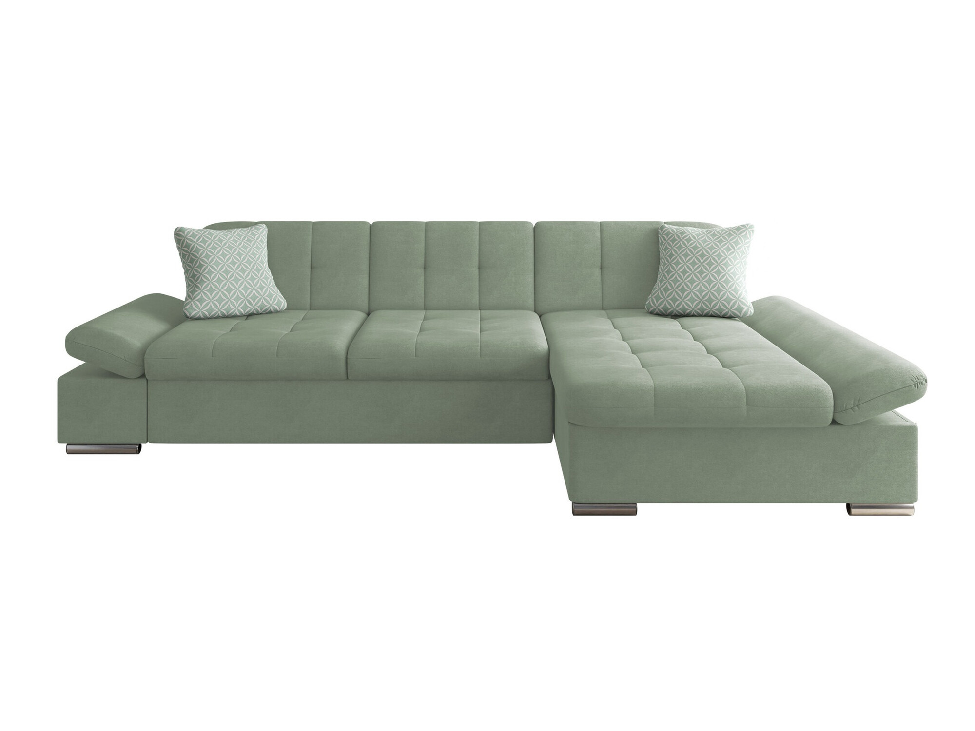 Stūra dīvāns Comfivo Sanitas I (Uttario Velvet 2954 + Evo 29)