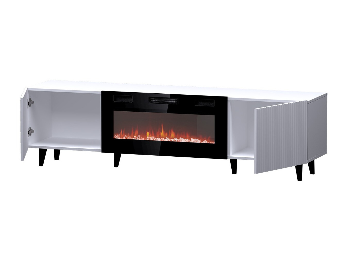 TV galds Dicto II (Balts + Melns)