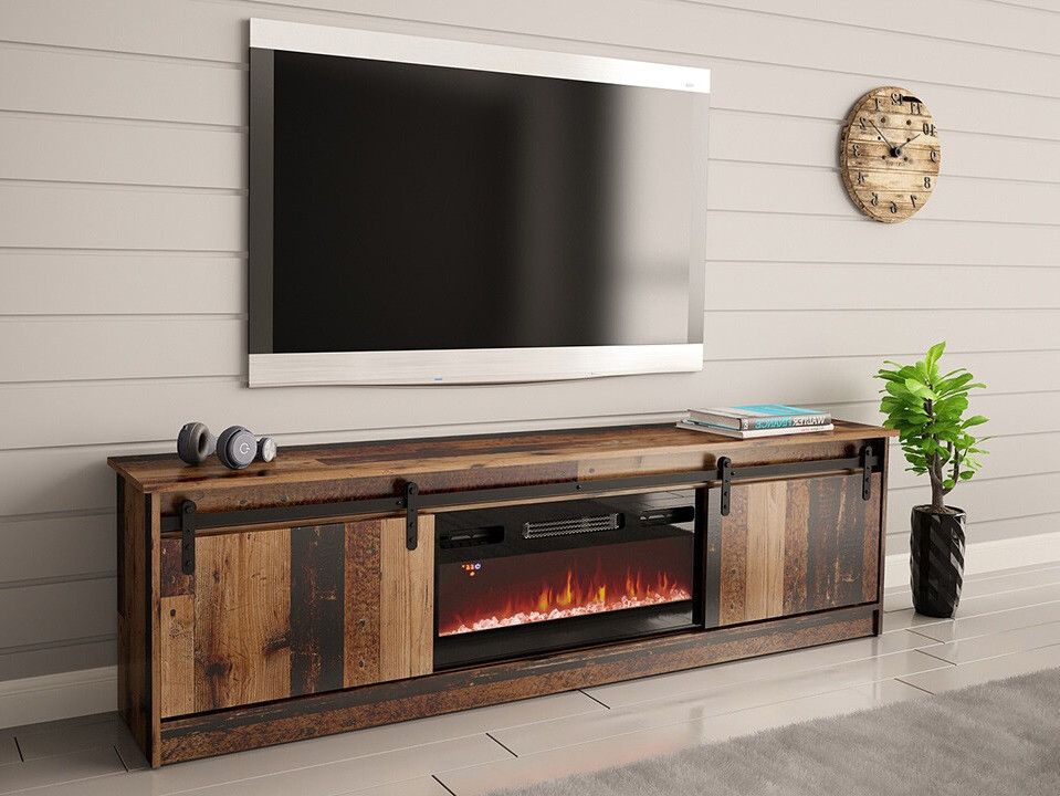 TV galds Charlotte 165 (Novecojis koks)