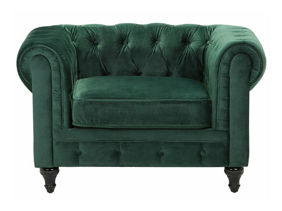 Chesterfield atpūtas krēsls Cirdoro 102 (Zaļš)