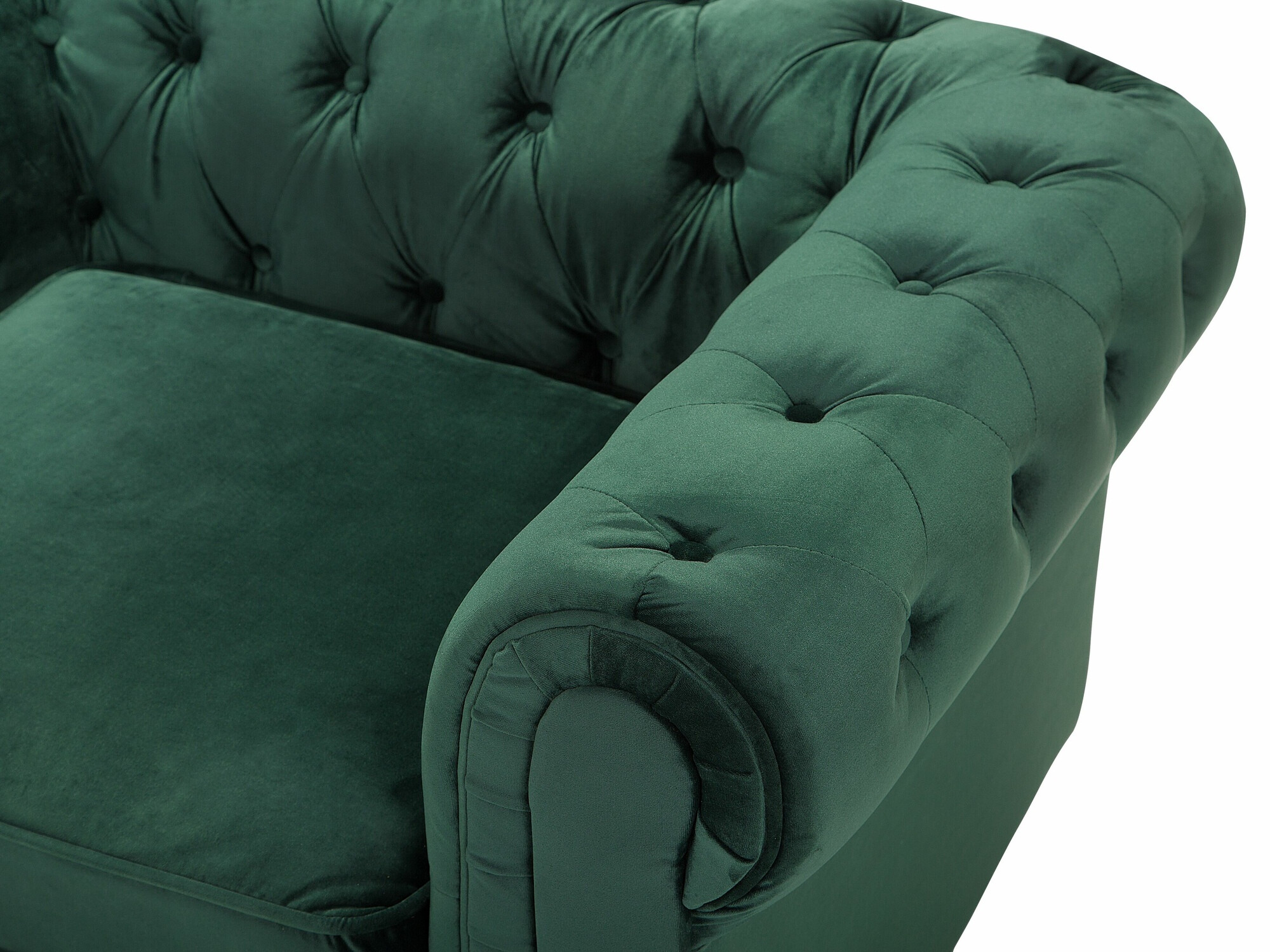 Chesterfield atpūtas krēsls Cirdoro 102 (Zaļš)