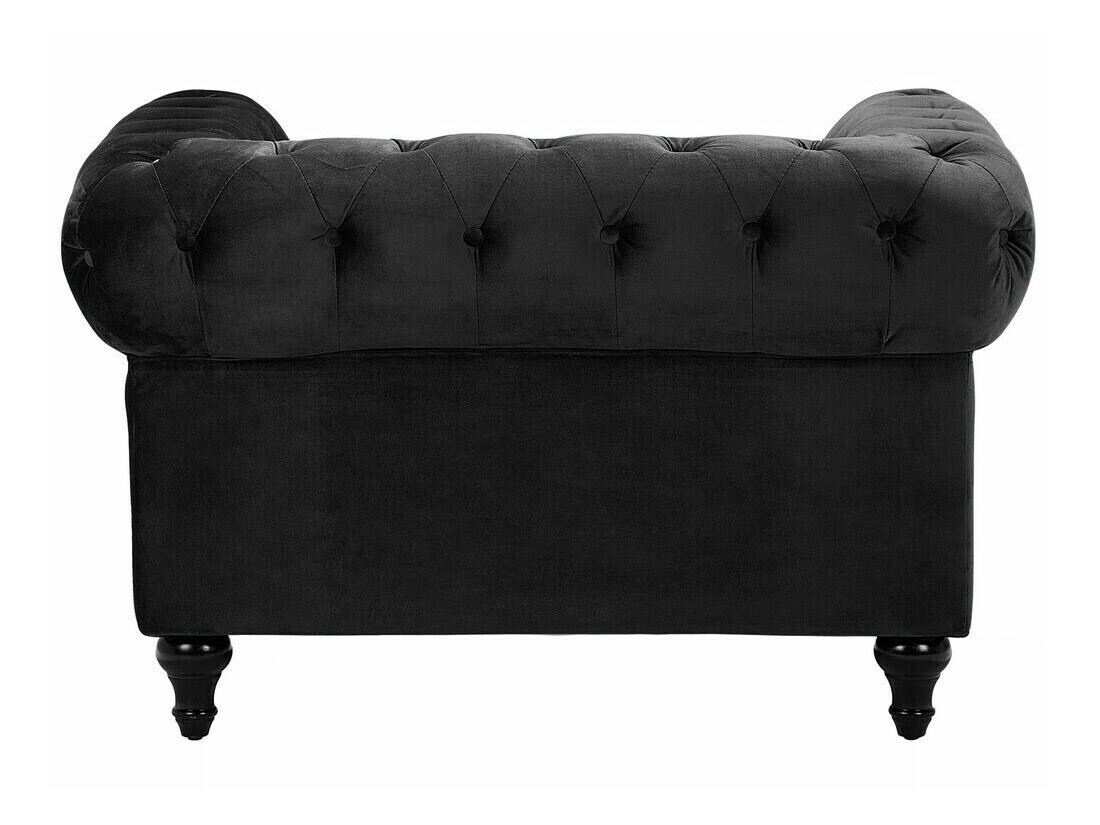 Chesterfield atpūtas krēsls Cirdoro 102 (Melns)