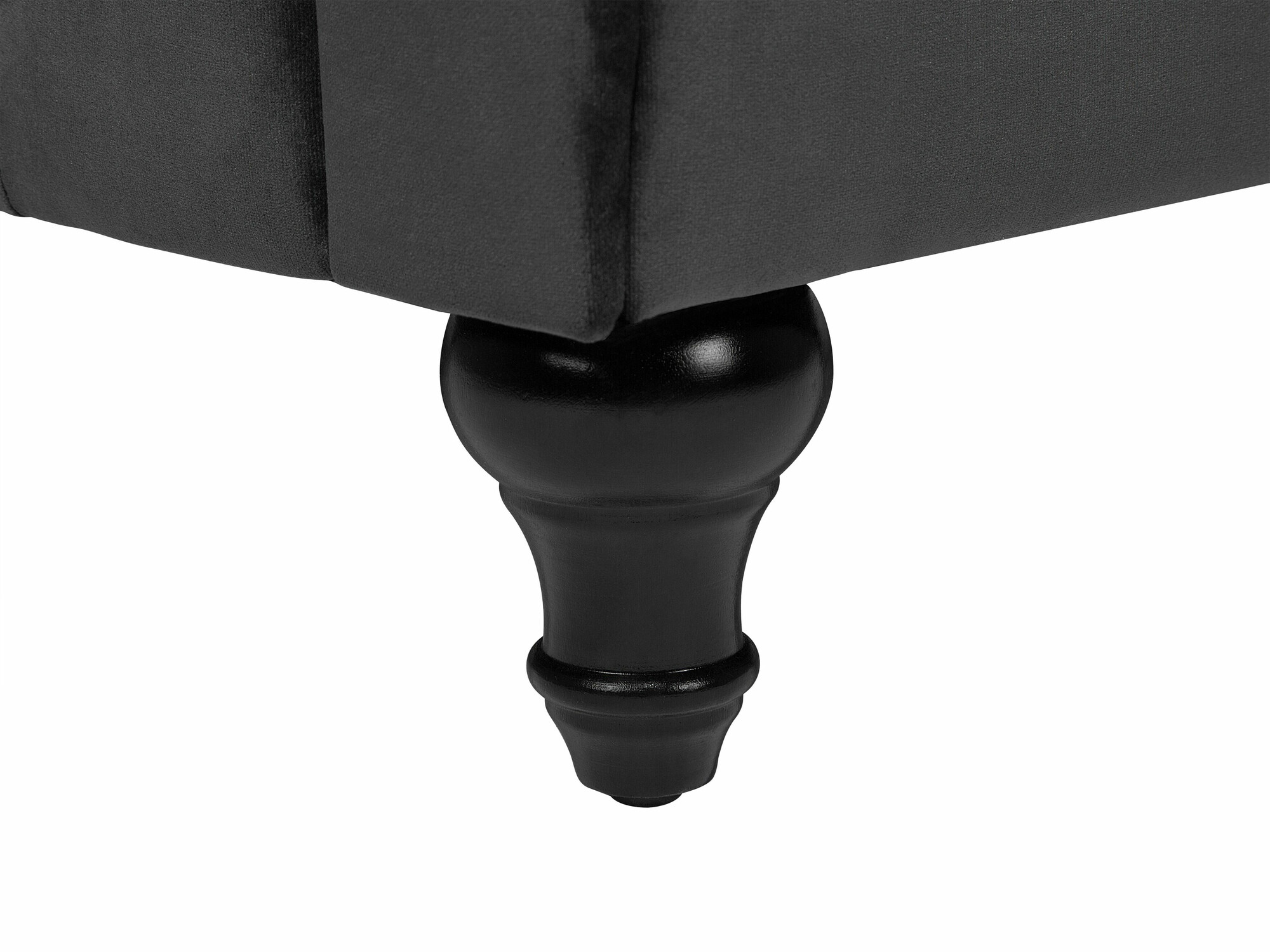 Chesterfield atpūtas krēsls Cirdoro 102 (Melns)