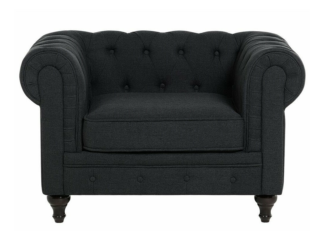 Chesterfield atpūtas krēsls Cirdoro 102 (Grafīts)
