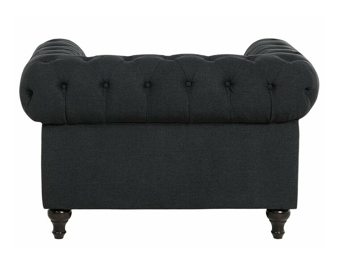 Chesterfield atpūtas krēsls Cirdoro 102 (Grafīts)