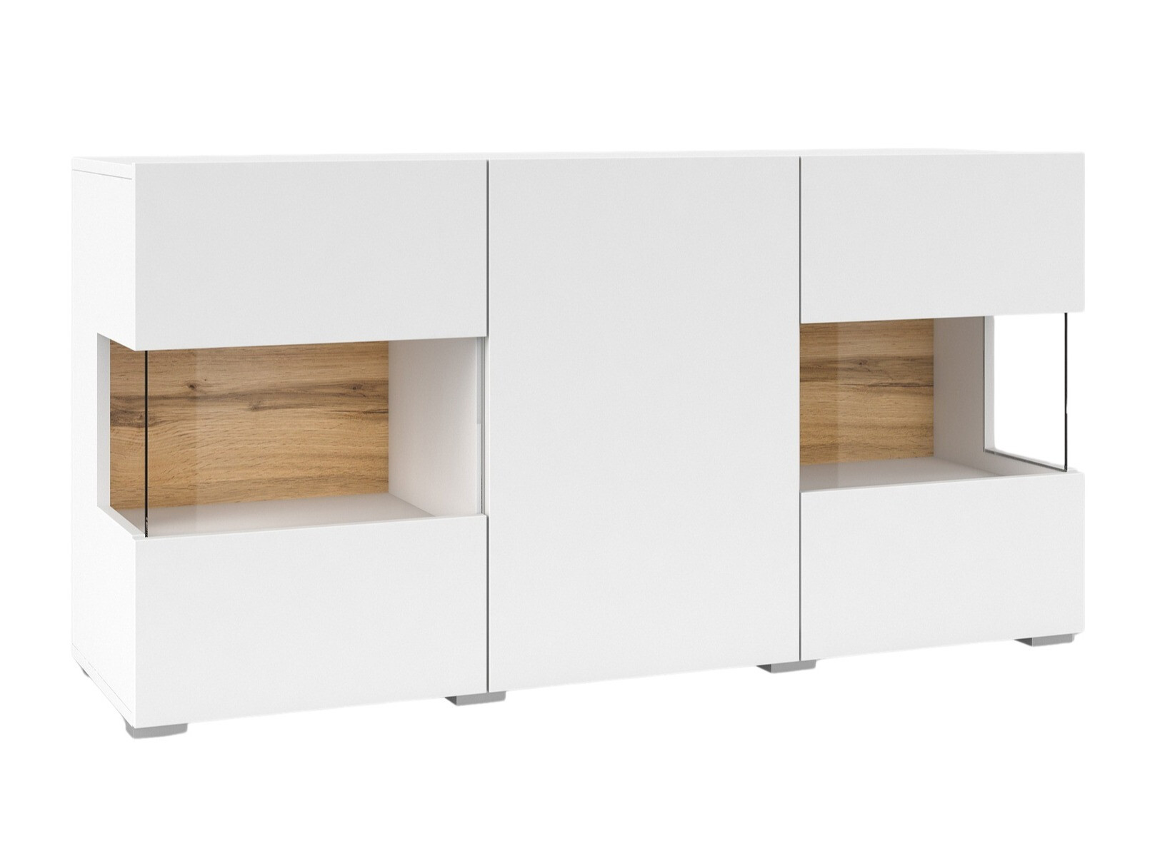 Skapis Revmiru 102 (Balts + Votan ozols)