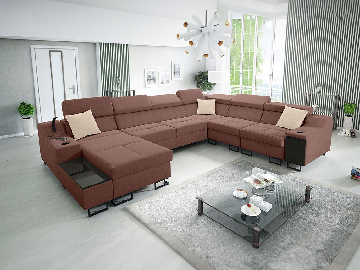 Stūra dīvāns Sarasota 160 (Uttario Velvet 2955 + Uttario Velvet 2978)