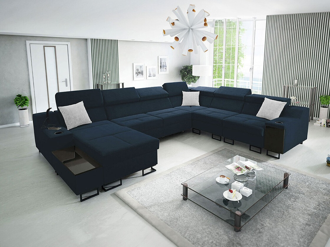 Stūra dīvāns Sarasota 160 (Uttario Velvet 2967 + Uttario Velvet 2973)
