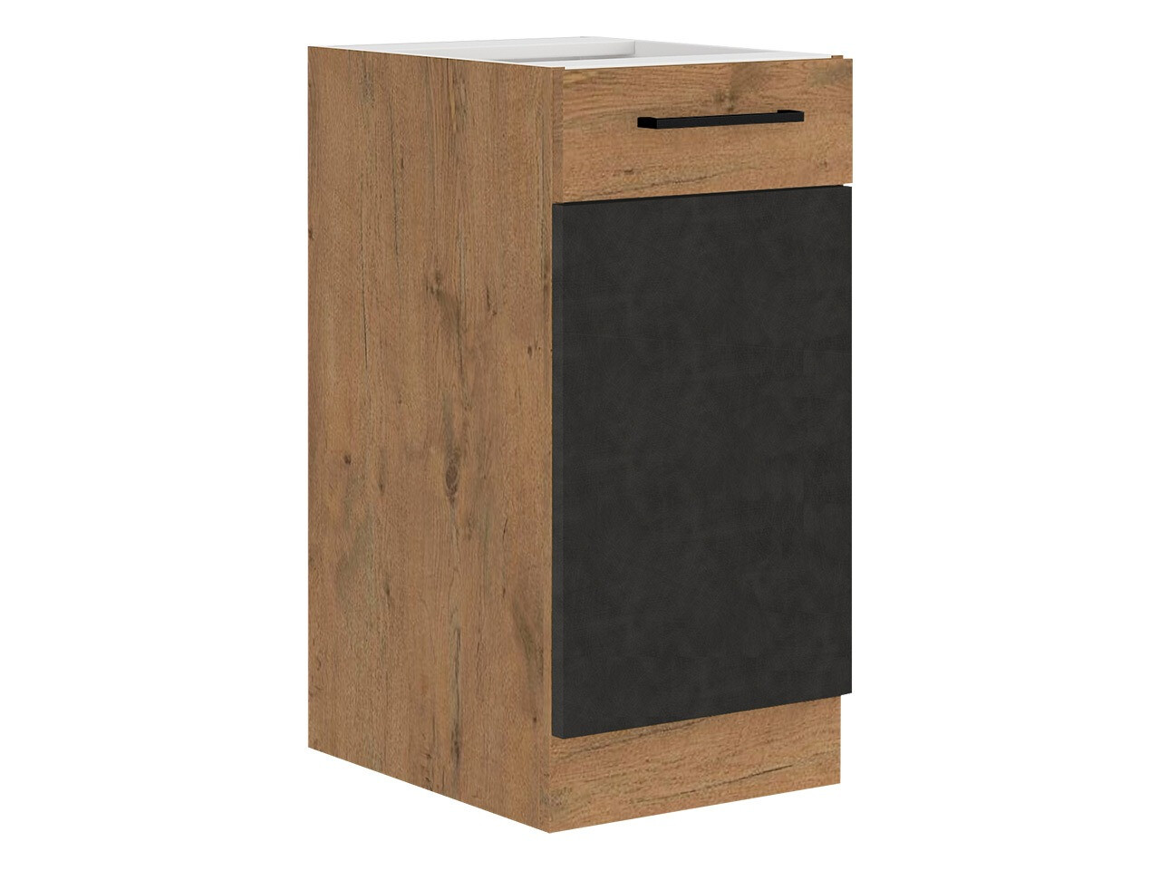 Moduļu skapis ar durvīm Wood Grey 120