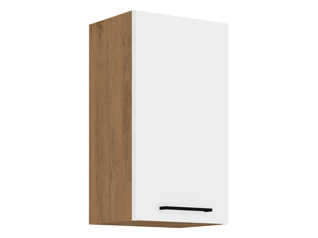 Moduļu piekarams skapis Wood White 118