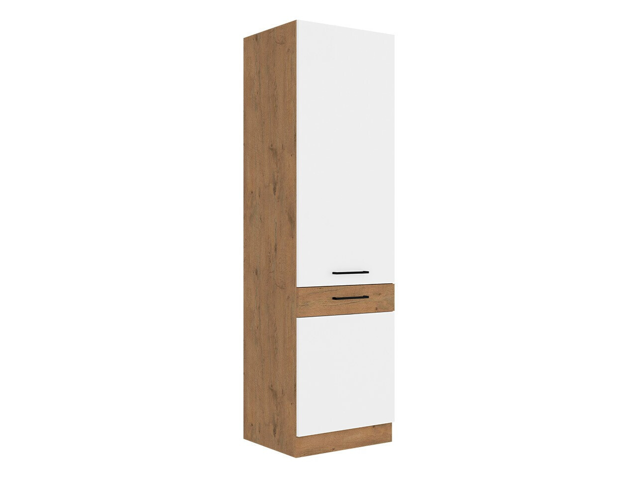 Moduļu skapis ar durvīm Wood White 114