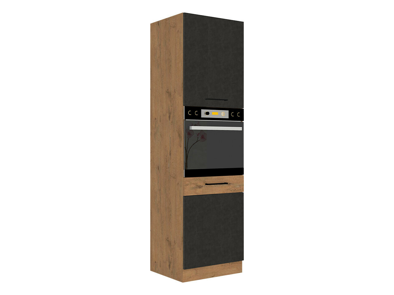 Moduļu skapis iebūvējamai tehnikai Wood Grey 113