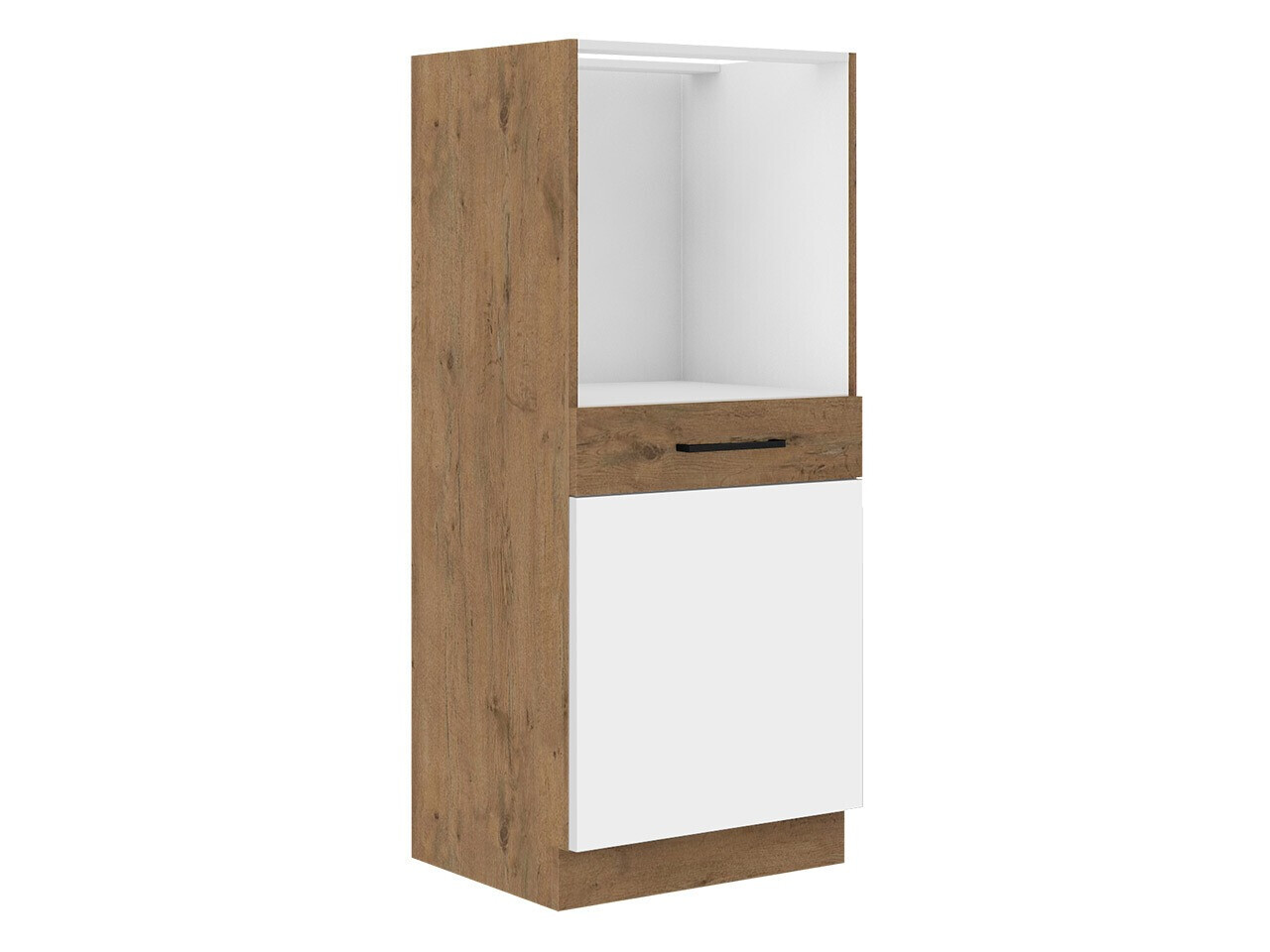 Moduļu skapis iebūvējamai tehnikai Wood White 122