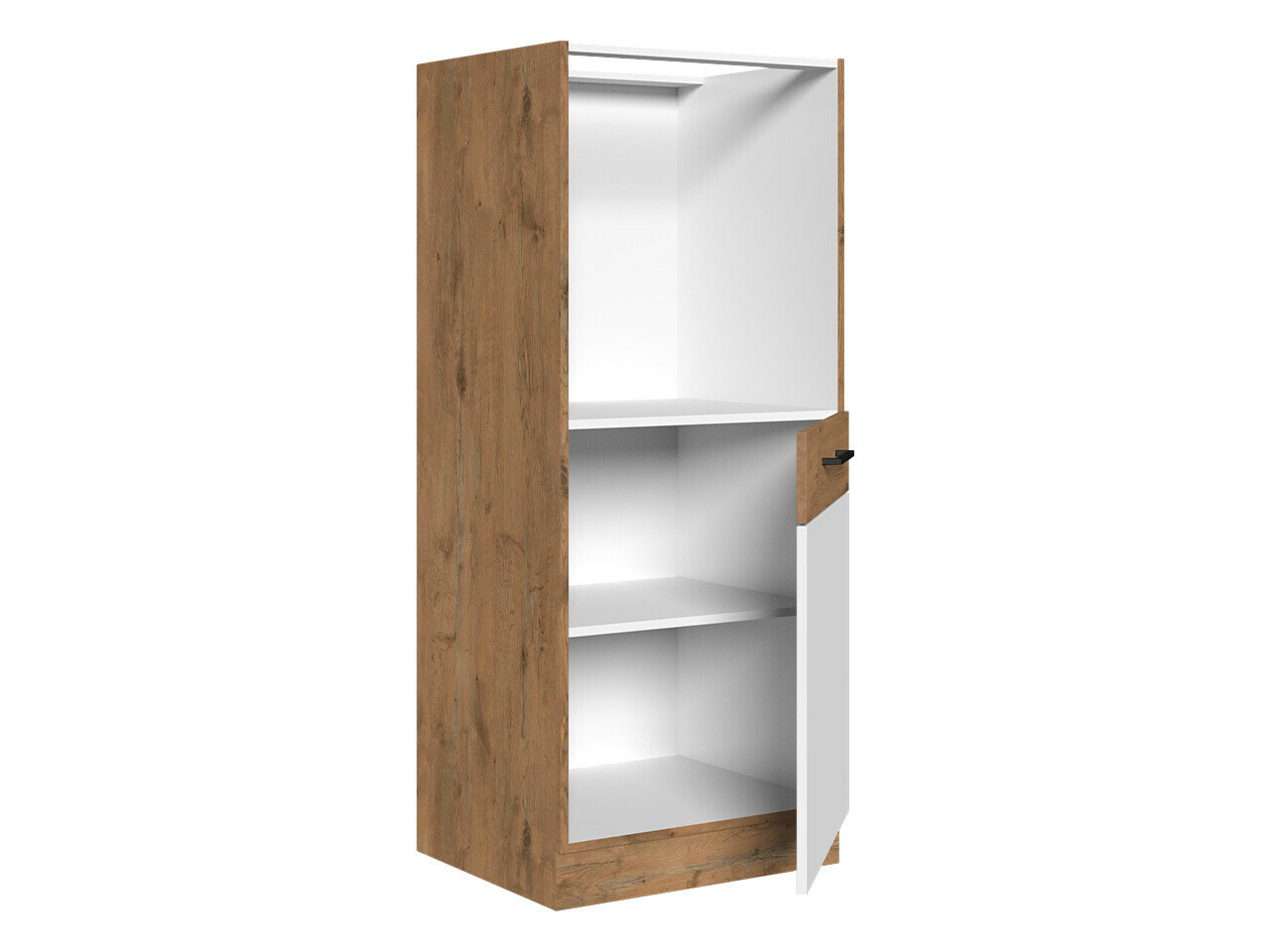 Moduļu skapis iebūvējamai tehnikai Wood White 122