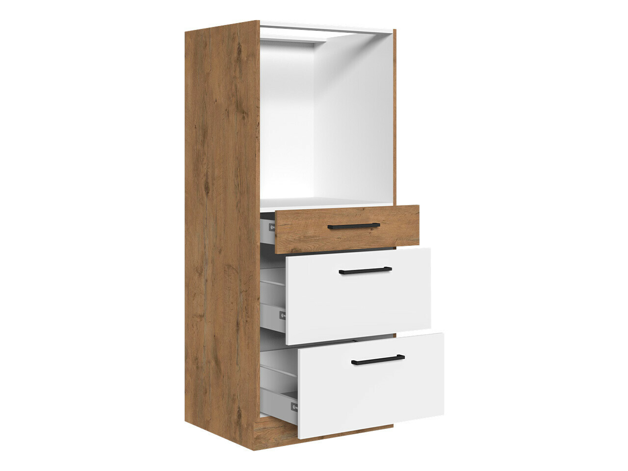 Moduļu skapis iebūvējamai tehnikai Wood Grey 102