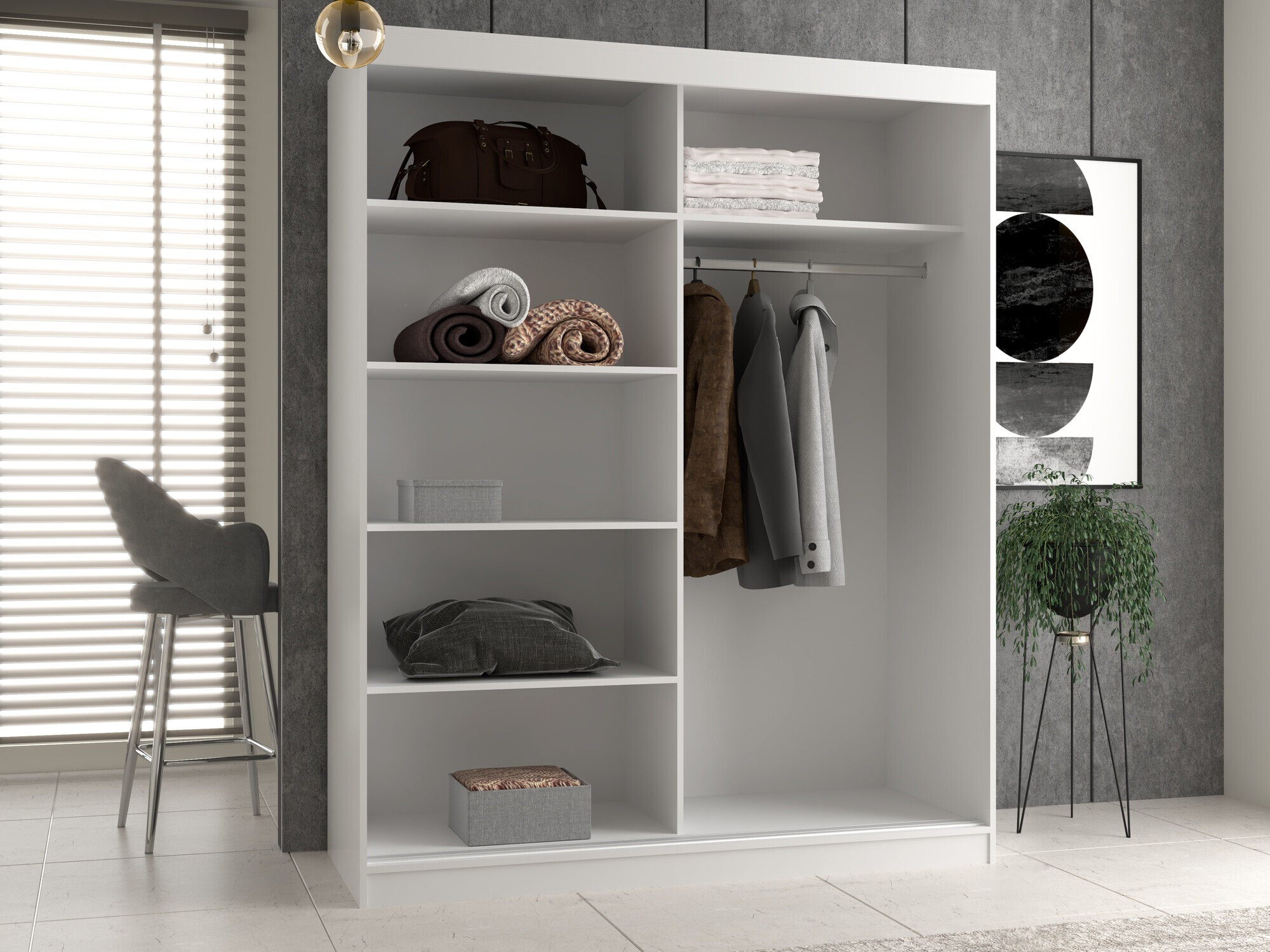 Skapis Mandeville 167 (Balts)