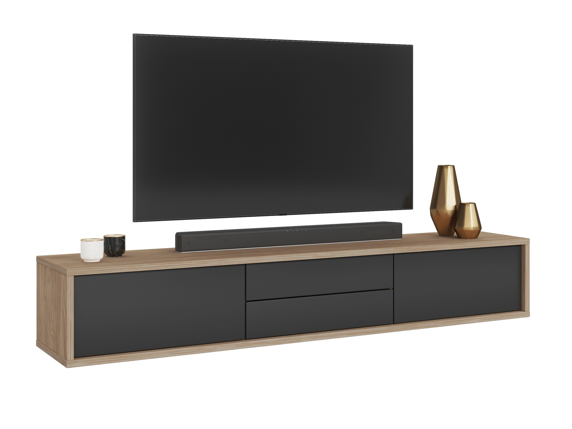 TV galds Austin 325 (Ozols + Antracīts)