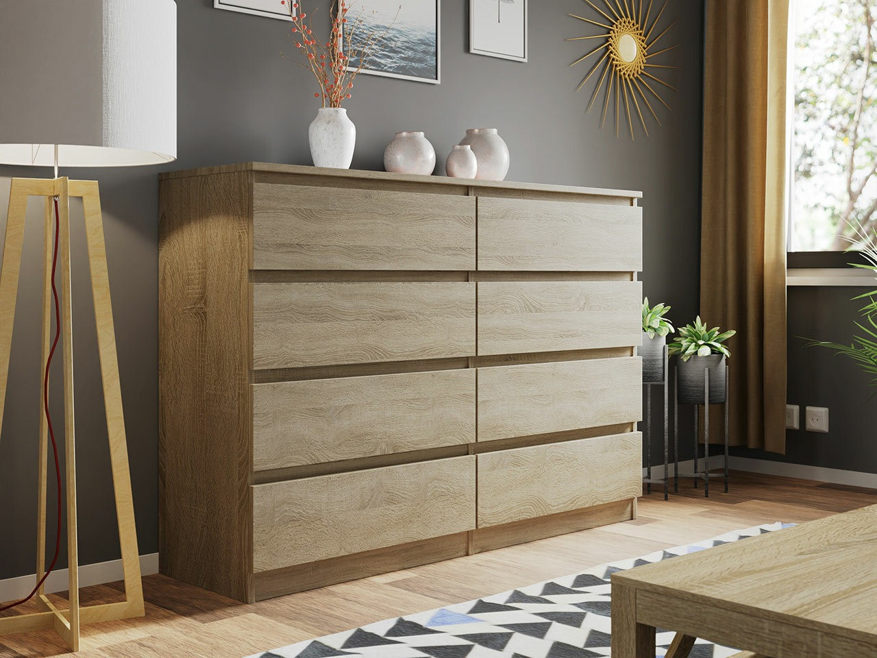 Kumode Comfivo Structor III (Sonomas ozols)