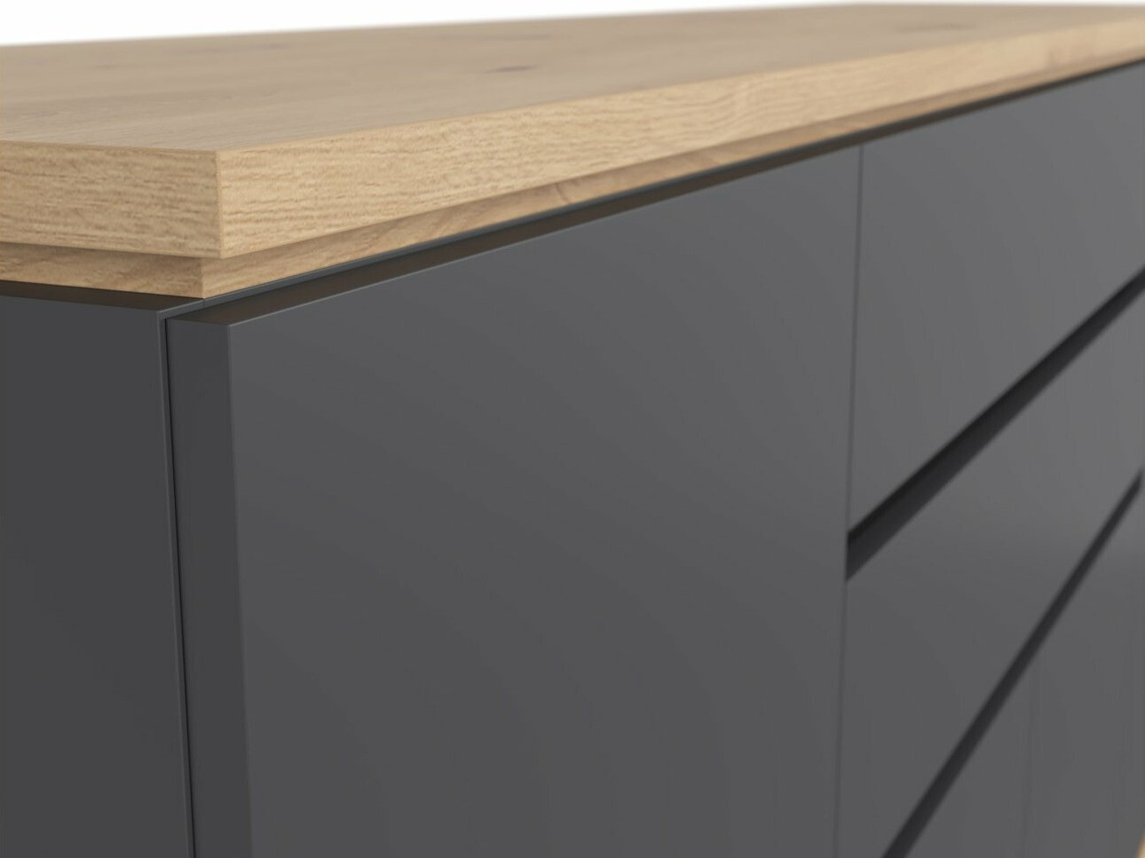 Kumode Cirfelo 101 (Grafīts + Artisan ozols)