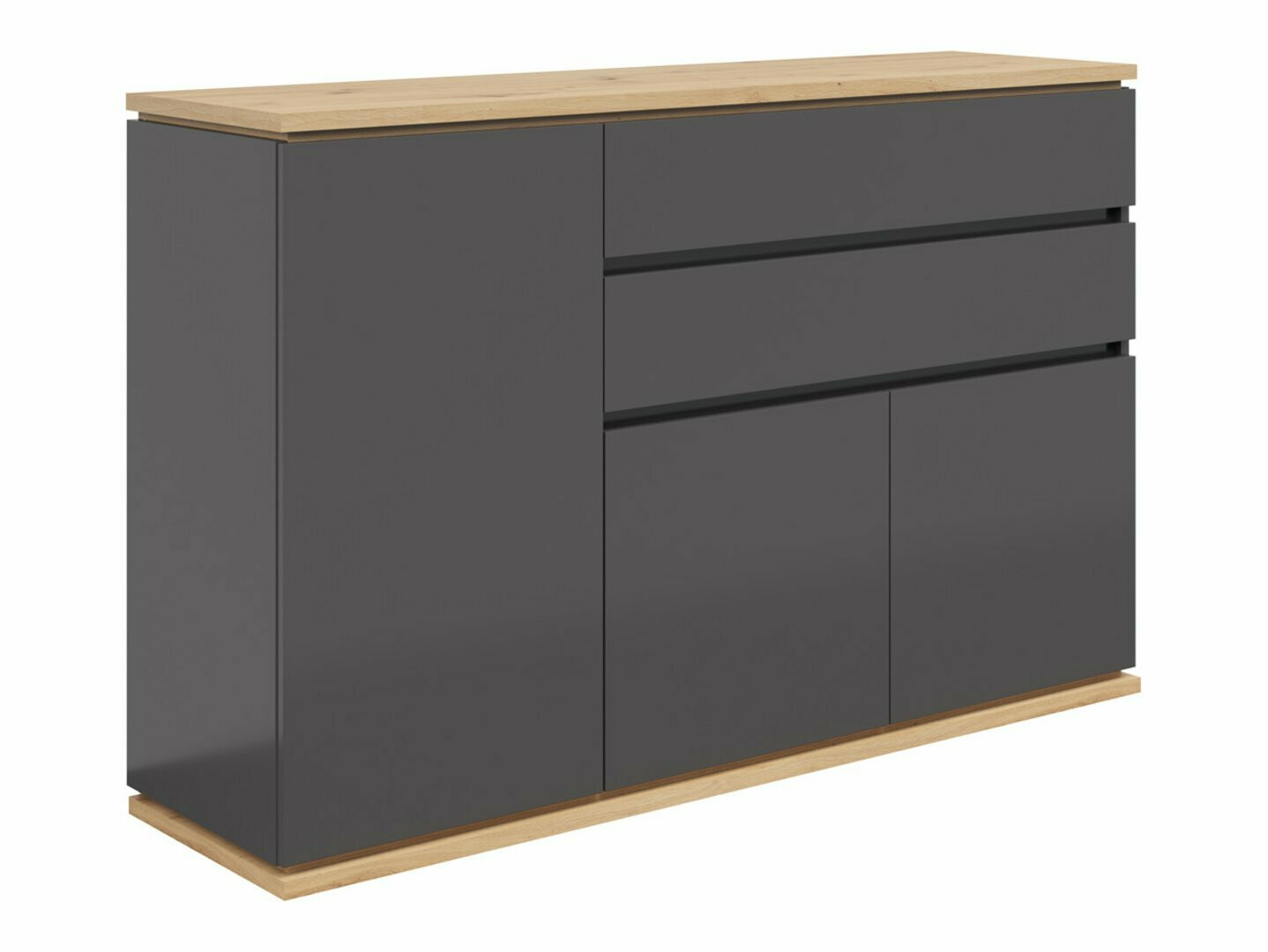 Kumode Cirfelo 102 (Grafīts + Artisan ozols)