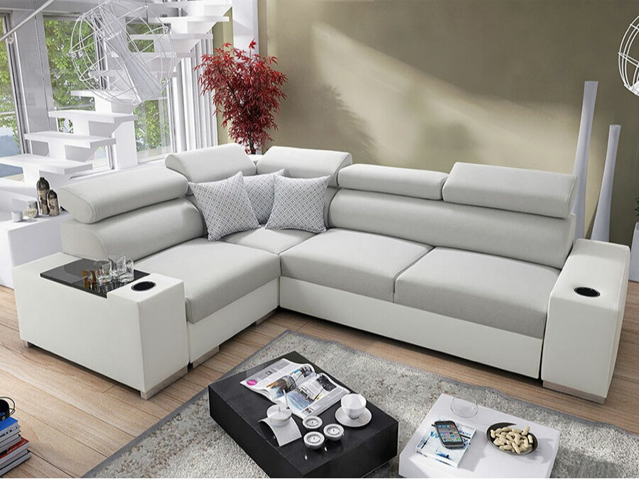 Stūra dīvāns Pearland 104 (Ekj 01 + Luxo 6601 + Evo 32)
